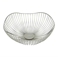 Panier à fruits en fil de fer |   Panier de rangement décoratif moderne et tendance |   Table multifonctionnelle pour cuisine et salon, finition brillante
