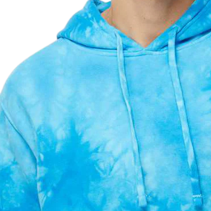 Sweat à capuche unisexe mi-lourd tie-dye en coton, style mode, pour hommes et femmes, vêtements décontractés, fournisseur en gros - Product Image 5