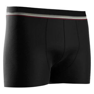 Bóxers premium para hombre con logotipo personalizado, cómodos bóxers de algodón, transpirables, de punto sólido, estilo clásico. - Product Image 3