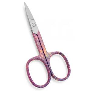 Blue Plastic Handle Stainless Steel Manicure <b>Scissors</b> With Sharp Straight Blade <b>For</b> <b>Nail</b> Care Adults Beauty Tools - Product Image 6