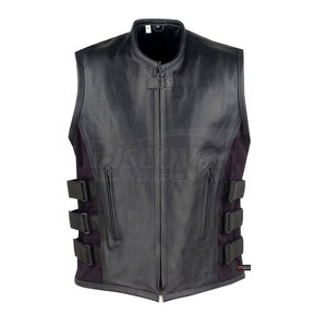 New Arrival Men Leather <b>Vest</b> Custom Made Men Leather <b>Vest</b> High Quality Men Leather <b>Vest</b> For Best Online Sale - Product Image 2