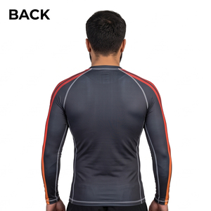 Custom Logo Unisex Short Rash Guard Swimwear Quick Dry UPF 50+ <b>Compression</b> Shirts BJJ MMA Grappling Swim Jersey Breathable 100% - Product Image 2