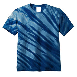 Nouveau style T-shirt tie-dye pour homme en coton et polyester, thermique, couleur unie, robuste, col contrastant, meilleur design en promotion - Product Image 1