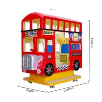 Ifun park équipement de parc d'attractions de bus de Londres de style britannique manèges pour enfants à vendre