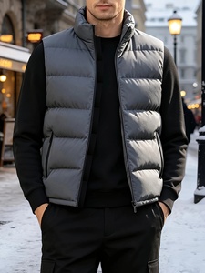 Oem Winter Trend Waterproof Wholesale Winter Clothes Jacket Cheap <b>Waistcoats</b> Men Safety <b>Long</b> Puffer Vest - Product Image 4