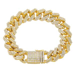 <b>Top</b> Selling Moissanite Diamond Iced Out Bracelet 925 Sterling <b>Silver</b> VVS Hip Hop Luxury Jewelry for Men Available For Sale - Product Image 3