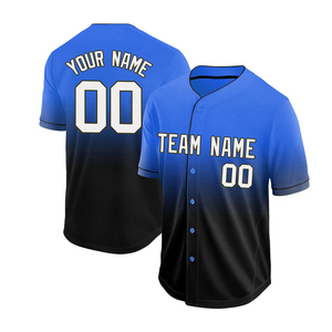 เสื้อเบสบอลชาย ไซส์ผู้ใหญ่ โพลีเอสเตอร์ 100% ระบายอากาศได้ดี เนื้อผ้านุ่ม ทนทาน ตะเข็บเย็บแน่น ยืดหยุ่นได้ ปรับแต่งชื่อทีมได้ แขนสั้น - Product Image 1