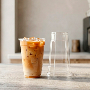 Wholesale 95mm 16/22/24oz Disposable PP <b>Cup</b> Transparent Recyclable <b>Cups</b> For Iced Coffee Beverage <b>Cold</b> Drink - Product Image 1