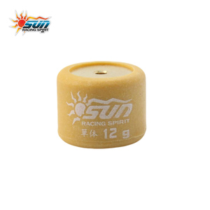 SUN RACING 15x12mm 12G Rouleaux de variateur CVT pour MIO 100, fabriqués à Taïwan, en laiton et fibre composite, 6 pièces - Product Image 2