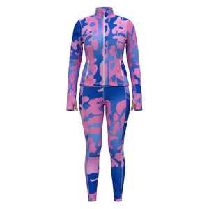 Ensemble de survêtement camouflage pour femmes Jack and Jill, veste zippée intégrale et leggings, vêtements de sport, logo personnalisé, vente en gros OEM - Product Image 1