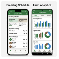 RoyalCraft Enterprise: Aplicación Híbrida para Gestión Ganadera, Salud Animal, Registro de Granja, Clima y Alertas para Android/Linux/MAC (Stock)