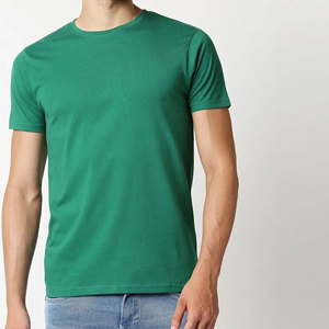 ราคาขายส่ง เสื้อยืดเปล่า OEM รับสกรีนโลโก้ ออกแบบเอง ผ้าฝ้าย 100% เสื้อยืดผู้ชายแบบเรียบ - Product Image 1