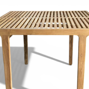 Table à manger élégante et luxueuse en teck recyclé pour la salle à manger et la décoration de meubles de jardin - Product Image 5