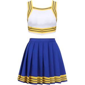 Conjuntos de Uniformes de Porristas Personalizados con Transferencia Térmica, Poliéster Duradero de Alta Calidad, OEM, Logotipo Personalizado para Mujeres Adultas, Profesional, 320g - Product Image 1