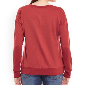 Women's Casual Pullover Sweatshirt Long Sleeve Crewneck Plus Size Stylish Fleece for Winter Stonewashed Technique Sexy Fitness - Product Image 4