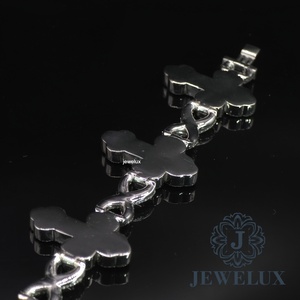 Bracelet tennis en argent moissanite exclusif très demandé pour unisexe avec pierres taillées de haute clarté, cadeau disponible, prix export - Product Image 3