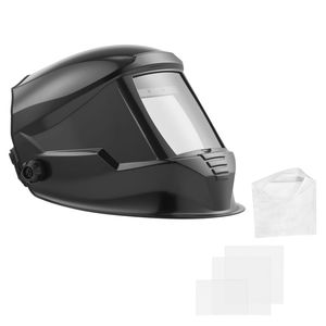 Casco per saldatura auto-oscurante con 4 sensori ad arco, 10x9,5 cm, a colori reali, alimentato a energia solare, maschera per saldatore con gradazione di oscuramento ampia 1/1/1/1 - Product Image 1