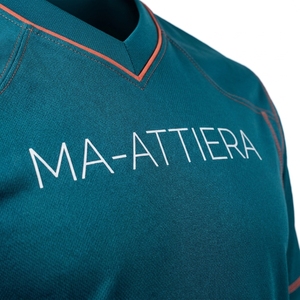 Custom American <b>Football</b> Jersey Men's Teal <b>White</b> Team Uniform Wholesale Jersey Activewear Sportswear Sublimation - Product Image 4