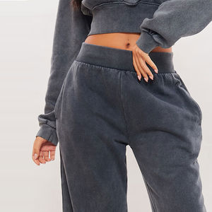 ผู้ผลิตกางเกงวอร์มขาบานสำหรับผู้หญิงแบบ OEM ขายส่งชุดกีฬา รับผลิตกางเกงออกกำลังกายพร้อมบริการพิมพ์โลโก้หรือปักลาย - Product Image 3