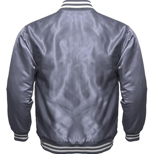 Nouvelle Arrivée Vente en Gros Personnalisée Haute Qualité Original Américain Varsity Letterman College Baseball Bomber Satin Toile Hiver - Product Image 4