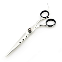 Ciseaux de coiffure professionnels faits à la main en acier inoxydable japonais 53-54 HRC, lame de rasoir pour droitiers, pour hommes et femmes
