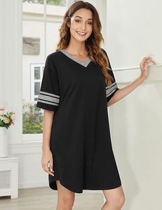 Conjunto de Pijama de Maternidad para Mujer, Cintura Elástica, Ropa de Dormir para Lactancia, Suave, 100% Algodón - Product Image 5