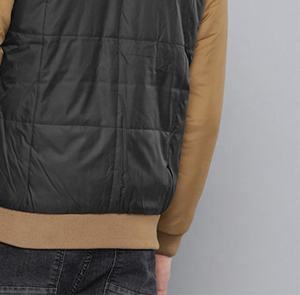 Veste bomber réversible respirante coupe-vent à broderies pour homme de haute qualité en gros, manches longues, style universitaire, décontractée, personnalisée - Product Image 6