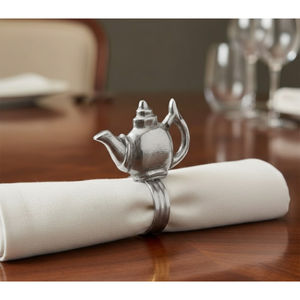 Anneaux de serviette en métal en forme de flocon de neige, élégants, plaqués argent, pour Noël, mariage, dîner, décoration de table, porte-serviettes - Product Image 4