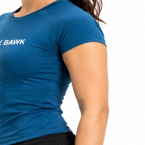 <b>Women</b> Short Sleeve <b>Compression</b> Shirt Premium Stretch Breathable Quick Dry Lightweight Performance Comfortable Fabric For Wear - Product Image 6