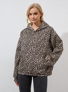 Sudadera con Capucha Vintage Lavada para Mujer, Corte Holgado, Estilo Urbano, con Logo Personalizado, Estética Clean Girl - Product Image 3