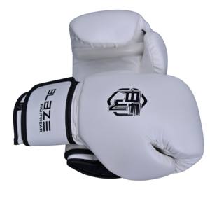 Guantes de boxeo de piel sintética PU con logotipo personalizado para niños y adultos, tallas 10oz, 12oz, 14oz, para entrenamiento de boxeo. - Product Image 4