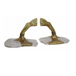 Unique Design Metal Bookend Polished Iron Study Desk Organizer Shelve Gift <b>Book</b> Lovers Office <b>Decoration</b> Metal Craft <b>Book</b> Holder - Product Image 6