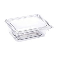 Boîtes à pâtisserie, boîtes à gâteaux, contenants alimentaires BOHE, forme rectangulaire, matériaux recyclables en PET, pour gâteaux, mousses, bonbons