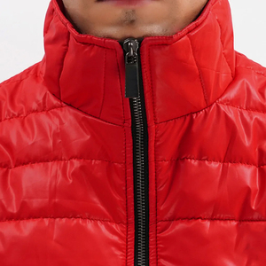 Winter Puffer Vest for Men Outdoor Sleeveless Padded Jacket Stand Collar Corduroy Thicken <b>Waistcoat</b> Outerwear - Product Image 5