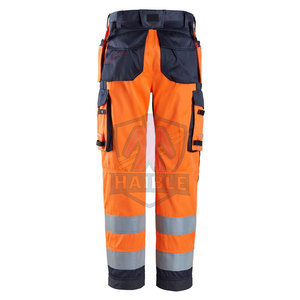 Pantalones de Trabajo Transpirables de Alta Visibilidad con Certificación CE para Taller Industrial, Ropa Resistente para Hombre, Logotipo Personalizado, 240-300 GSM - Product Image 3