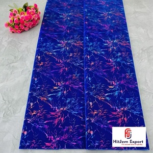 Tissu en velours imprimé feuille d'aluminium de haute qualité, multicolore, pour vêtements de mode, décoration intérieure, textile, fabricant de tissus sur mesure OEM ODM - Product Image 1