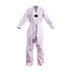 <b>Blue</b> Karate Uniform Set Adult Unisex 100 Cotton Durable Plain Dyed Regular Fit In Stock - Product Image 3