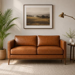Sofá de 2 Plazas de Alta Gama, Estilo Moderno de Mediados de Siglo, Elegante y Minimalista, para una Sala de Estar Acogedora, Muebles Confortables para Espacios Pequeños - Product Image 1