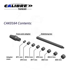 TAIWAN CALIBRE Jeu d'outils d'alignement d'embrayage universel 10 ou 15 pièces pour voitures particulières et camions légers Noir/Or - Product Image 4