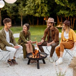 Sedia Pieghevole Classica Bianca da Giardino in Plastica, 10 Pezzi, Stampaggio a Iniezione, Sostituisce D0102HGSL87 - Product Image 6