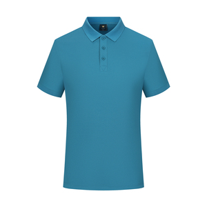 <b>Men's</b> <b>Orange</b> Solid Knitted Short Sleeve Polo <b>Shirt</b> With Logo Print Breathable Casual Design Heat Transfer Printing - Product Image 2