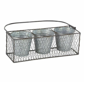 Pot de jardin en métal écologique avec poignée, finition laiton/cuivre, personnalisable, moderne, pour la maison - Vente en gros à chaud - Product Image 3