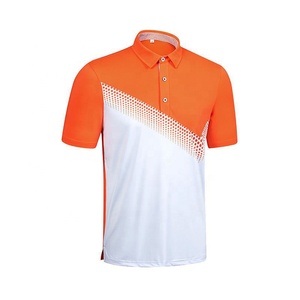 Golf de hombre de rendimiento personalizado para camisetas de polo Casual 100% algodón microfibra secado rápido manga corta patrón impreso para Polo - Product Image 6