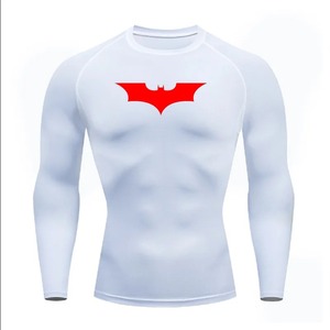 Nouveauté 2026 : T-shirts de compression pour hommes imprimés, respirants et antibactériens en Spandex/Polyester, personnalisables avec logo – Collection Printemps, Vente Flash - Product Image 5