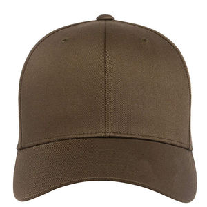 Gorra de Béisbol Marrón de 6 Paneles, Unisex, de Sarga de Algodón, Ajustable, Casual, de Color Sólido, con Cierre Trasero Ajustable, Talla Adulto - Product Image 3