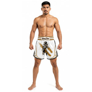 Custom Printed Breathable Casual Men's MMA BJJ Jiu Jitsu <b>Grappling</b> Wrestling Muay Thai Boxing Fighting <b>Shorts</b> - Product Image 3
