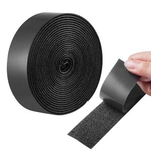 16 ft X 1.5 in <b>Hook</b> & <b>Loop</b> <b>Tape</b> Heavy Duty Nylon Self-Adhesive Strips Roll Sticky Back Fastener Convenient for Home & Office Use - Product Image 1