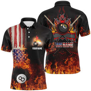 Camiseta de Billar Personalizada, Deportiva, de Alta Calidad, de Algodón y Poliéster, Jersey de Club de Snooker, Secado Rápido, Transpirable, con Diseño Impreso - Product Image 1