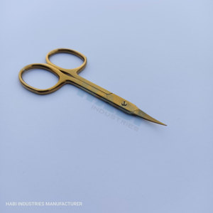 Tijeras Profesionales Curvas de Acero Inoxidable para Cutículas, Cuchilla Afilada para Eliminar Piel Muerta, Venta al Por Mayor Personalizada - Product Image 1