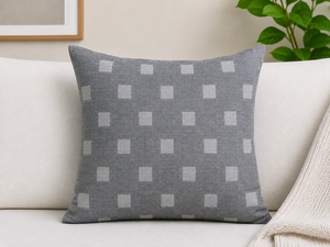 Funda de Cojín de Lino Teñido de Primera Calidad con Diseño a Rayas y Ribete en Contraste |   Funda Decorativa para Cojín de Sofá o Cama - Product Image 6